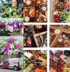 Grazing Box and Floral Arrangement (Special Order 48 Hours required)